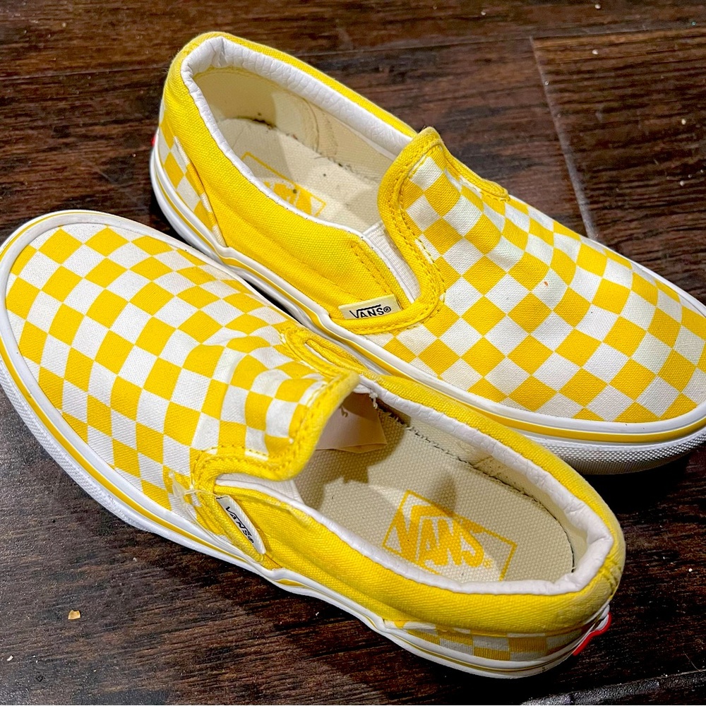 Children’s checkered vans